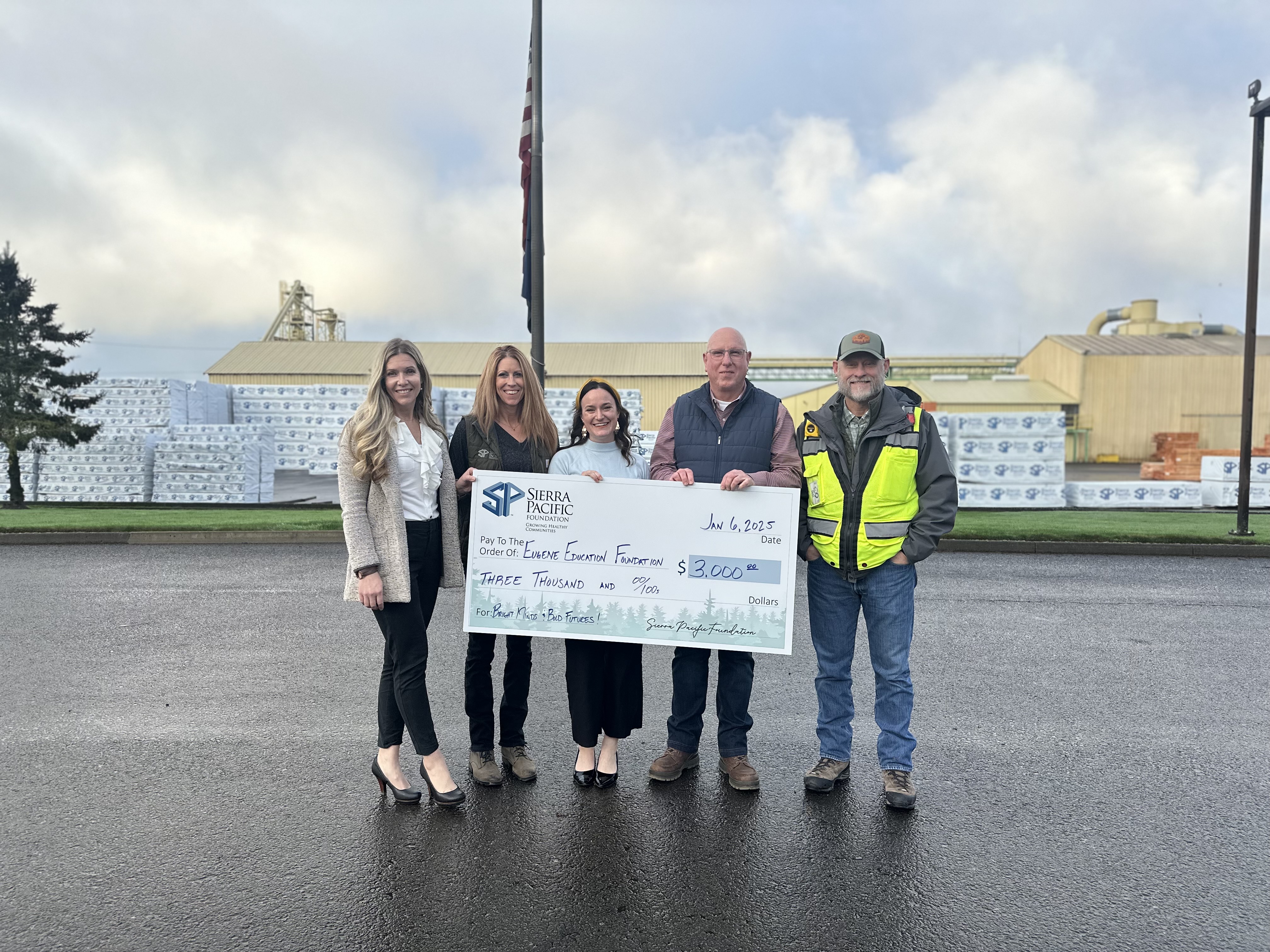 Local Students Benefit from Sierra Pacific Foundation’s Support of Eugene Education Foundation